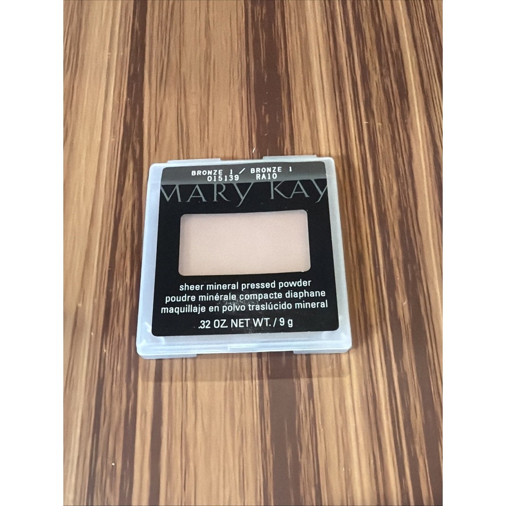 Mary Kay Sheer Mineral Pressed Powder Makeup .32 oz‎ Bronze 1 #015139 NEW
